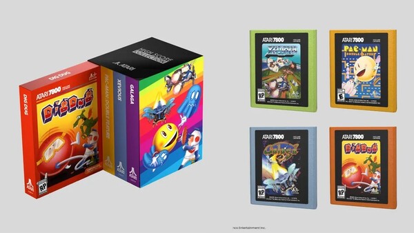 La colección de juegos clásicos para la Atari 7800 puede adquirirse como paquete o por separado. (Fuente de la imagen: Atari)