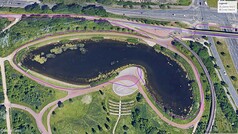 Prueba de conducción con GNSS: Lago