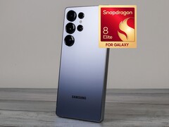 Se rumorea que el Galaxy S26 Ultra tendrá una mejora en la capacidad de la batería y en la carga con respecto a su predecesor, que aparece en la imagen. (Fuente de la imagen: Notebookcheck, Qualcomm, editado)