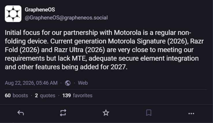 El grafeno no será compatible con el actual modelo estrella de Motorola