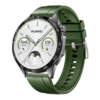El Huawei Watch GT 4 Spring Edition Correa de fluoroelastómero negra de 46 mm + Correa de fluoroelastómero verde abeto 2 en 1. (Fuente de la imagen: Huawei)