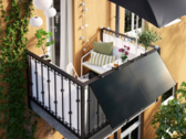 Las centrales eléctricas de balcón de IKEA (en la imagen) se ofrecen en colaboración con Svea Solar. (Fuente de la imagen: IKEA)