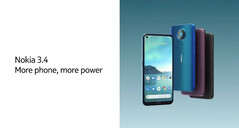 El Nokia 3.4. (Fuente: HMD Global)