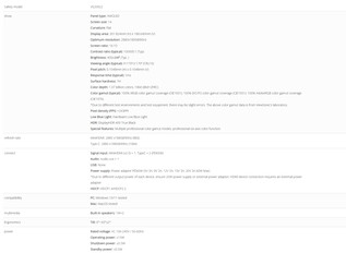 Especificaciones del monitor portátil (Fuente de la imagen: ViewSonic - machine translated)