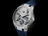 El Ulysse Nardin Blast Free Wheel Maillechort (en la imagen) tiene una caja de oro blanco de 18 quilates. (Fuente de la imagen: Ulysse Nardin)