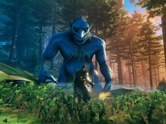 Imagen promocional principal del lanzamiento de Valheim 1.0 de Iron Gate Studio para PC y consolas.
