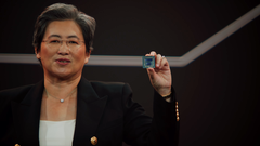 La Dra. Lisa Su desvela la tecnología de apilamiento de caché 3D que llegará a los procesadores insignia de AMD a finales de este año. (Fuente: Nota clave de AMD en Computex 2021)