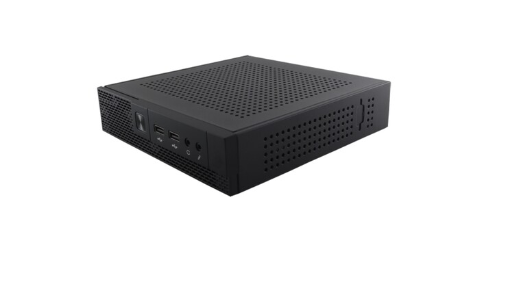 El mini PC MTE-N150 tiene un volumen de tan solo 1,7 L y presenta un diseño discreto.