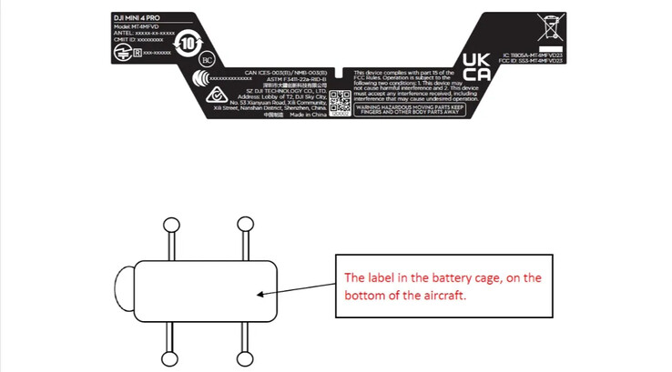 (Fuente de la imagen: FCC vía DroneDJ)