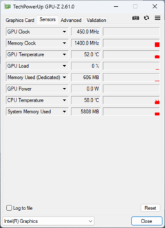 GPU-Z: Gráficos Intel Arc de 4 núcleos