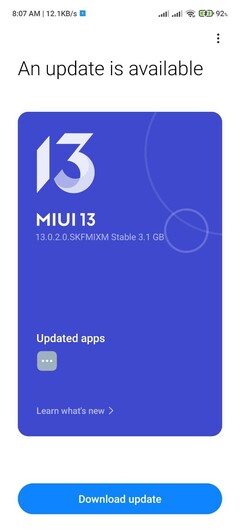 MIUI 13 para el Redmi Note 10 Pro.