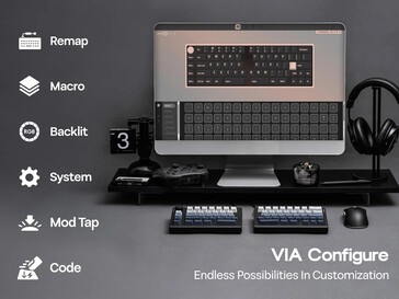 Se anuncian amplias opciones de configuración. (fuente de la imagen: Epomaker)