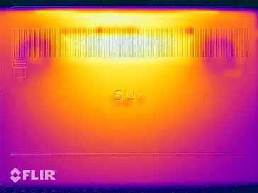 Prueba de esfuerzo de temperaturas superficiales (abajo)