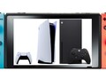 Nintendo ha sido testigo de las impresionantes cifras de ventas del Switch mientras que el suministro de PS5 y XSX es problemático. (Fuente de la imagen: Nintendo/Sony/Microsoft - editado)