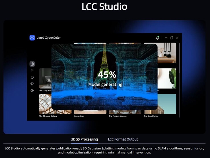 LCC Studio crea modelos 3D a partir de los datos de la cámara