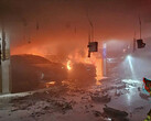 Incendio en Corea del Sur de un Mercedes Benz eléctrico (Fuente de la imagen: Cuartel General de Incendios y Catástrofes de Gyeonggi)