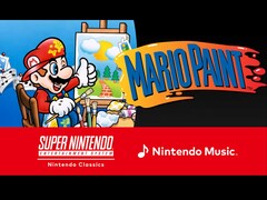 Imagen oficial del juego Mario Paint en Nintendo Switch. (Fuente de la imagen: Nintendo)