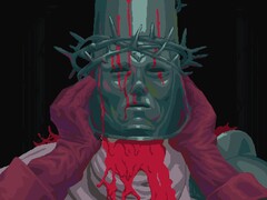 Una imagen del juego Blasphemous mostrando a un personaje.