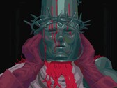 Una imagen del juego Blasphemous mostrando a un personaje.