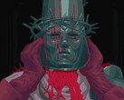 Una imagen del juego Blasphemous mostrando a un personaje.