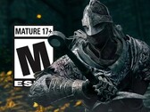 Elden Ring ha recibido la calificación M de Mature 17+ por parte de la ESRB. (Fuente de la imagen: FromSoftware/ESRB - editado)