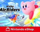 Se muestra el banner de Kirby Air Riders en Nintendo eShop (Fuente de la imagen: Nintendo eShop con modificaciones)