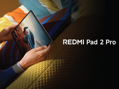 Se han filtrado los materiales promocionales del Redmi Pad 2 Pro. En la imagen: Una imagen promocional de la tableta. (Fuente de la imagen: Xiaomi - editado)