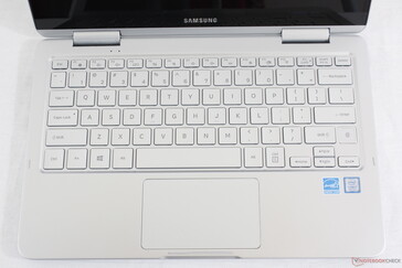 La misma disposición del teclado que en el NP900X3N