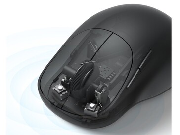Una nueva rueda de desplazamiento más ancha y recubierta de silicona. (Fuente de la imagen: Xiaomi China)