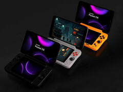 La Ayaneo Pocket DS en negro sombra, gris retro y amarillo estrellado. (Fuente de la imagen: Ayaneo)