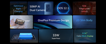 Especificaciones del OnePlus Nord N20 SE. (Fuente: OnePlus/AliExpress)