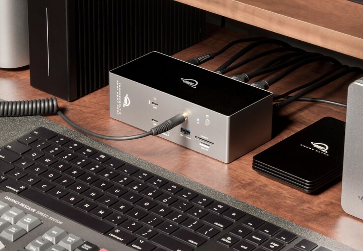 La base OWC Thunderbolt 5 presenta un diseño de alta gama y un puerto más eficiente.