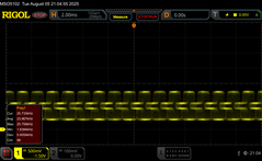 pWM de 24 kHz (luminosidad 6/10)