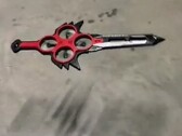 Una imagen del dron con forma de espada planeando en el aire (Fuente de la imagen: Wooden-Journalist902 vía Reddit, captura de pantalla)
