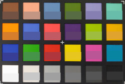 ColorChecker Passport: La mitad inferior de cada área de color muestra el color de referencia