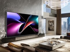 El televisor Hisense 116UX RGB-MiniLED ha salido a la venta en China. (Fuente de la imagen: Hisense)