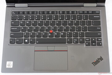 La misma disposición del teclado y el clickpad que en el ThinkPad X1 Carbon