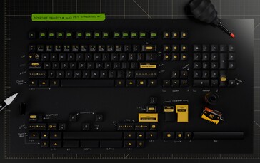 Kit de base de teclas escalonadas con prioridad de apertura PBS.