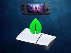 Se muestra el modo de ahorro de energía de PS5 con la maqueta de la consola portátil PS6 (Fuente de la imagen: Sony PlayStation con modificaciones)