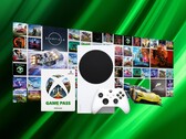 Cartel de Xbox Series S con biblioteca Game Pass y mando (Fuente de la imagen: Xbox Wire con ediciones)