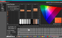 ColorChecker antes de la calibración