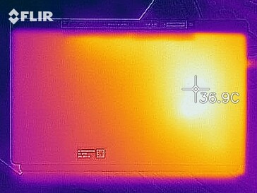 Mapa de calor - En reposo (atrás)