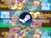 El paquete doble oficial de Piece by Piece con el logotipo de Steam superpuesto.