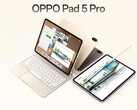 Oppo venderá el Pad 5 Pro con un accesorio de teclado flotante que imita al iPad Pro.