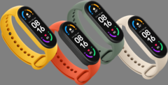 La Mi Band 7 debería lanzarse en varios colores, la Mi Band 6 en la imagen. (Fuente de la imagen: Xiaomi)