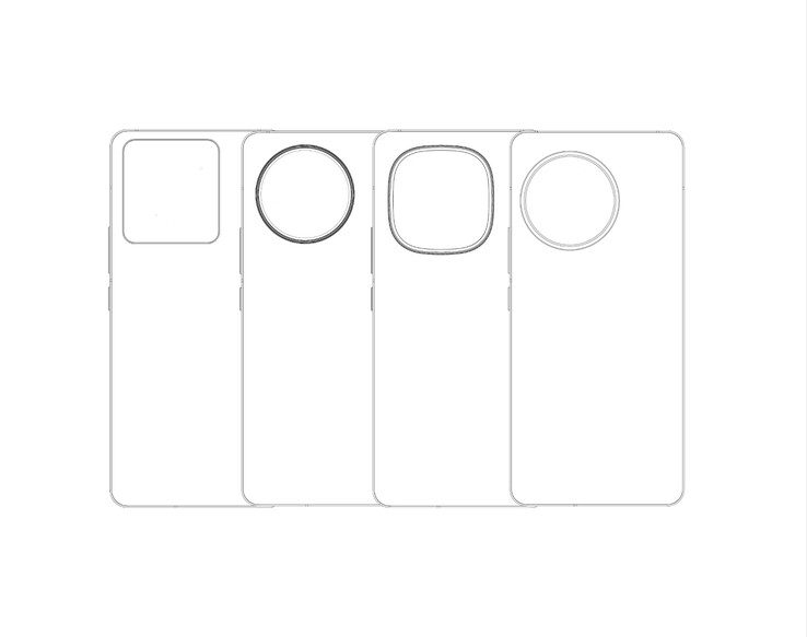 Cuatro supuestos próximos smartphones "Snapdragon 8 Gen 4". (Fuente: Digital Chat Station vía Weibo)