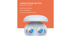 Un teaser de los Buds Air 2 Neo. (Fuente: Realme)