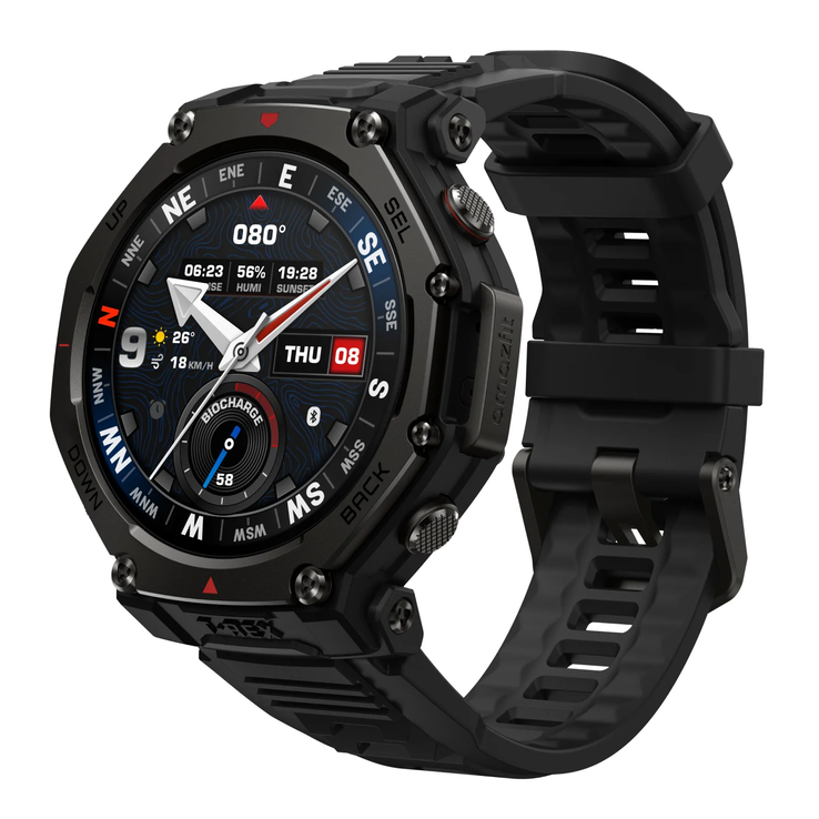 El smartwatch Amazfit T-Rex 3 Pro 44 mm Negro Táctico. (Fuente de la imagen: Amazfit)