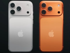 El naranja cósmico es el nuevo color distintivo de los teléfonos iPhone 17 Pro de esta generación Apple. (Fuente de la imagen: Apple en YouTube, editado)