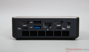 Sapphire Edge AI - Conectores en la parte posterior